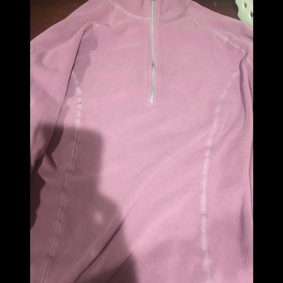 Women’s LL Bean cozy fleece quarter zip, XS purple